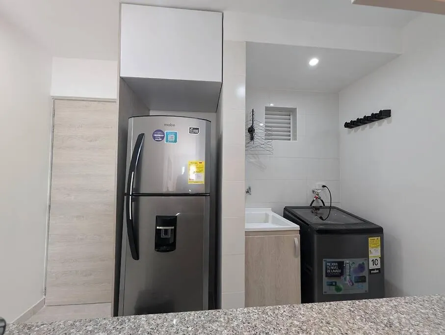 公寓 Apartamento Con 3 Habitaciones Y Vista Directa Al Mar Cartagena 哥伦比亚