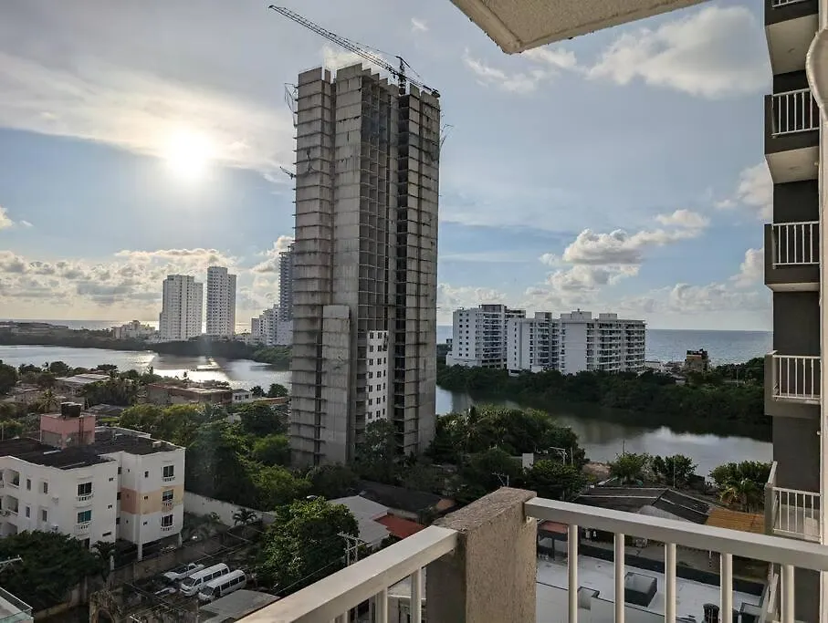 Apartamento Con 3 Habitaciones Y Vista Directa Al Mar Cartagena Kolumbie