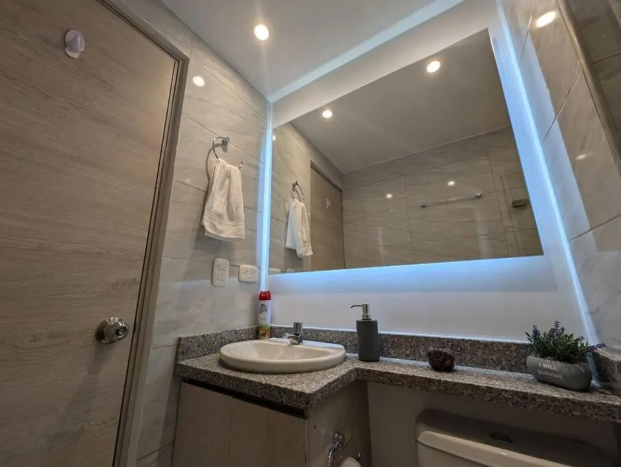 Apartmán Apartamento Con 3 Habitaciones Y Vista Directa Al Mar Cartagena Kolumbie