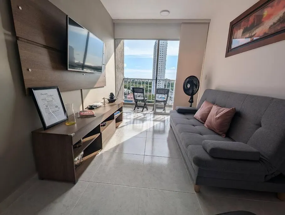 Apartamento Con 3 Habitaciones Y Vista Directa Al Mar Cartagena Apartmán