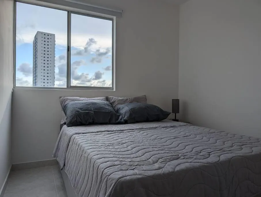 Apartmán Apartamento Con 3 Habitaciones Y Vista Directa Al Mar Cartagena Kolumbie